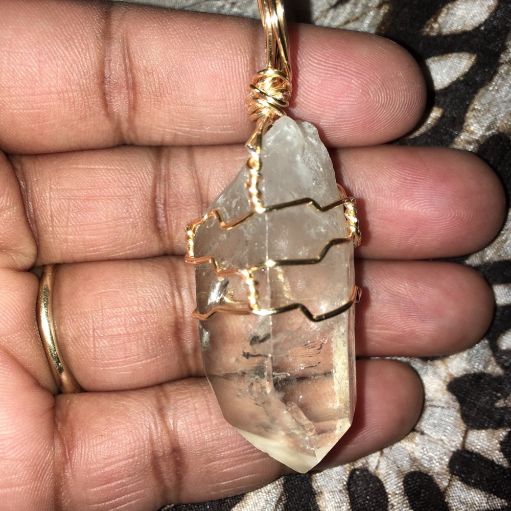 🚨SOLD🚨 Large Quartz Pendant